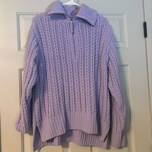 Aerie quarter zip sweater